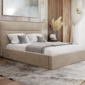 wohnli-moebel-suche-800000764183-1 POLSTERBETT Tinkus Textil MIRJAN24 Möbel > Betten > Polsterbetten Braun