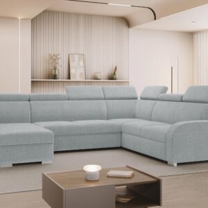 wohnli-moebel-suche-800000764207-1 WOHNLANDSCHAFT Oslo 2rR2pLC Textil MIRJAN24 Möbel > Sofas & Couches > Wohnlandschaften > Wohnlandschaften U-Form Grau