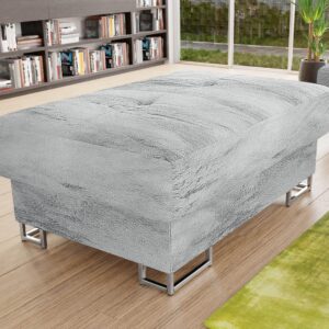 wohnli-moebel-suche-800000764240-1 POLSTERHOCKER Cotere Holz MIRJAN24 Möbel > Sessel > Hocker Grau