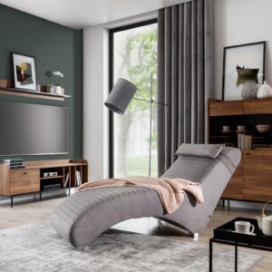 RELAXLIEGE Abramo In Lisbon Textil Fun Möbel Garten & Outdoor > Gartenmöbel > Gartenliegen Grau