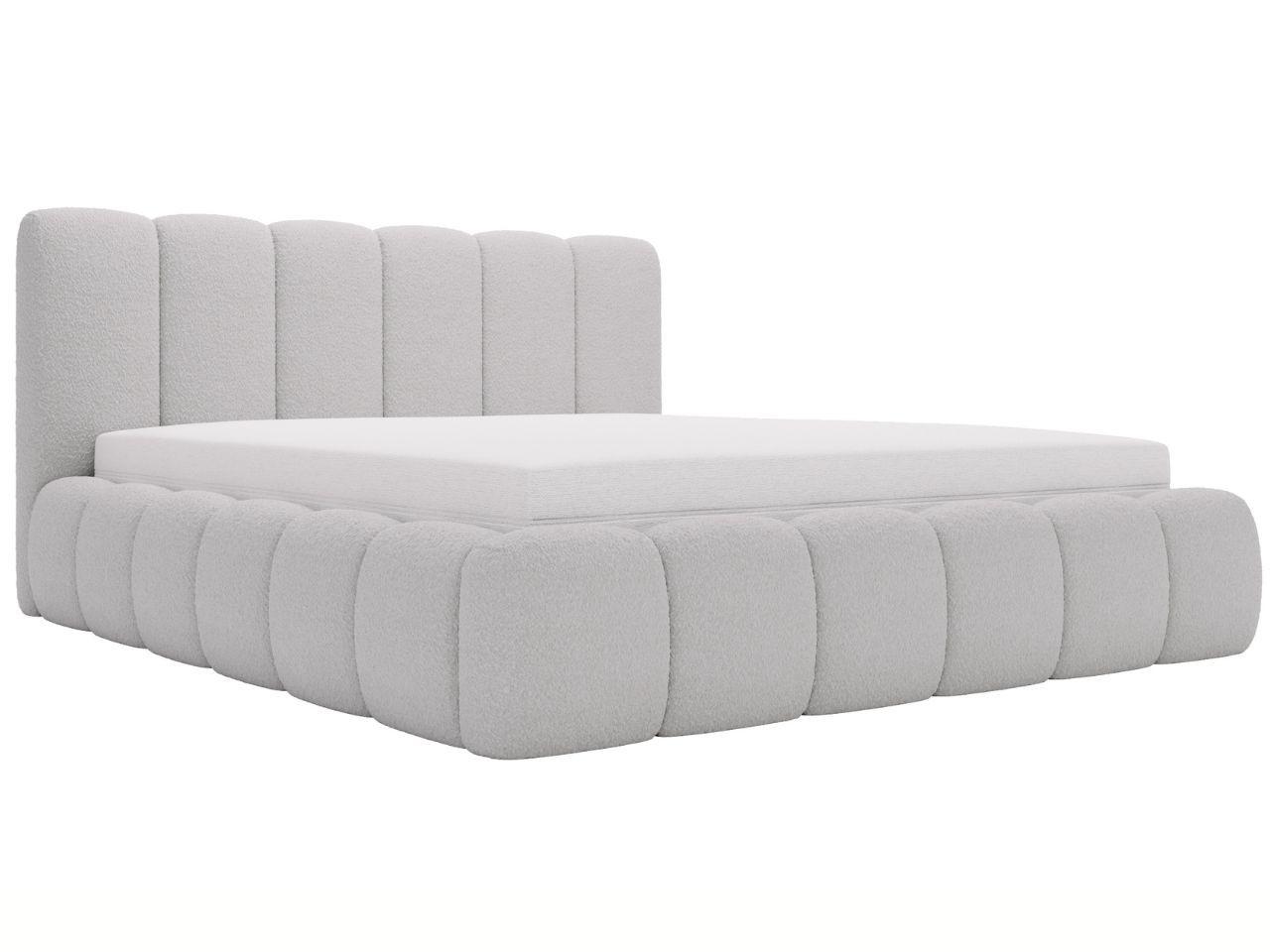 wohnli-moebel-suche-800000766658 Wohnli Möbelsuche - POLSTERBETT Cloud 160x200 Bouclé-Stoff Hellgrau