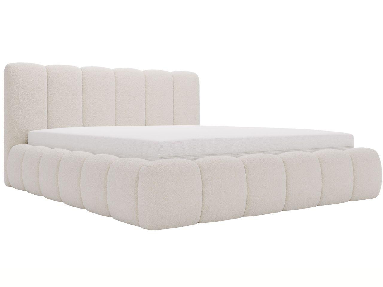 wohnli-moebel-suche-800000766666 Wohnli Möbelsuche - POLSTERBETT Cloud 120x200 Bouclé-Stoff Beige