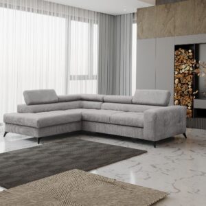 wohnli-moebel-suche-800000766706-1 ECKSOFA Schlafsofa Amadeo In Anafi Textil Fun Möbel Möbel > Sofas & Couches > Wohnlandschaften > Ecksofas Grau