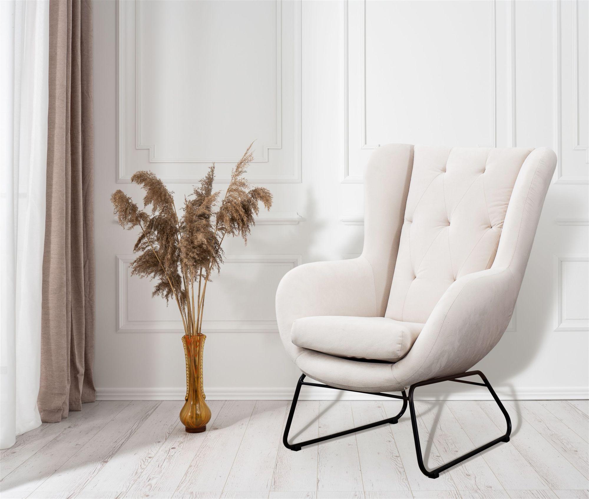 wohnli-moebel-suche-800000766743-1 SESSEL Artemis In Kronos Textil Fun Möbel Möbel > Sessel > Polstersessel Weiß