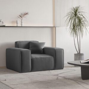 wohnli-moebel-suche-800000766949-1 SESSEL Celes Premium Opera Velvet Textil Fun Möbel Möbel > Sessel > Polstersessel Grau
