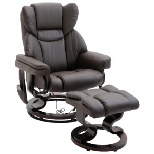 wohnli-moebel-suche-800000767412 Wohnli Möbelsuche - RELAXSESSEL Massagesessel mit Fußhocker Liegefunktion Braun 79 x 82 x 101 cm