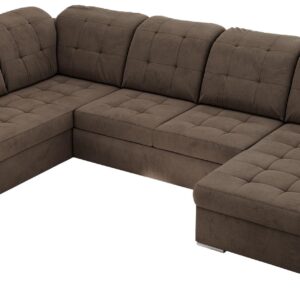 wohnli-moebel-suche-800000767532 Wohnli Möbelsuche - WOHNLANDSCHAFT MADRITO U - Braun Velorus - Links