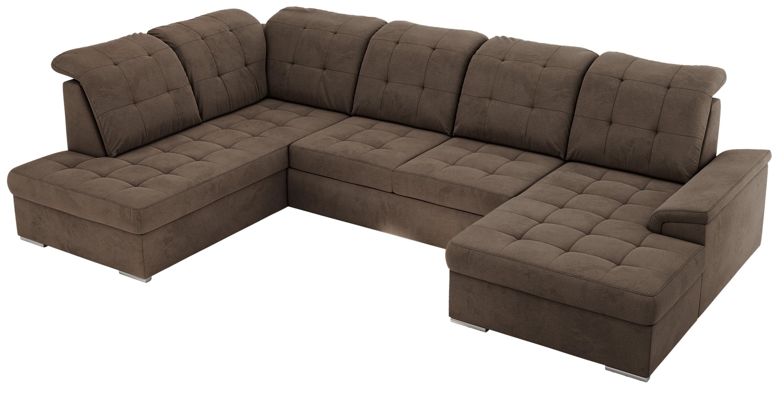 wohnli-moebel-suche-800000767532 Wohnli Möbelsuche - WOHNLANDSCHAFT MADRITO U - Braun Velorus - Links
