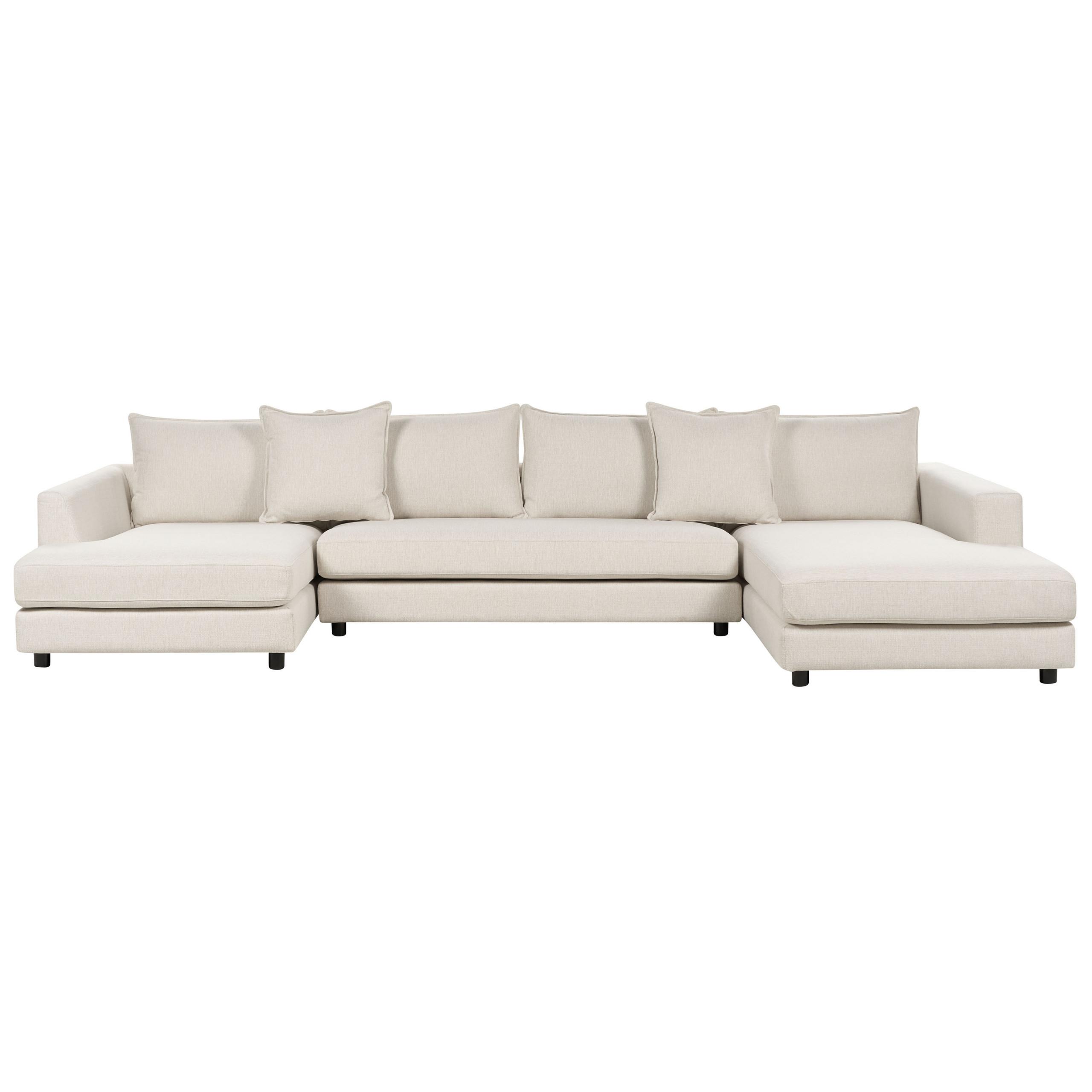 wohnli-moebel-suche-800000772052 Wohnli Möbelsuche - 5-SITZER WOHNLANDSCHAFT U-förmig hellbeige Lilviken