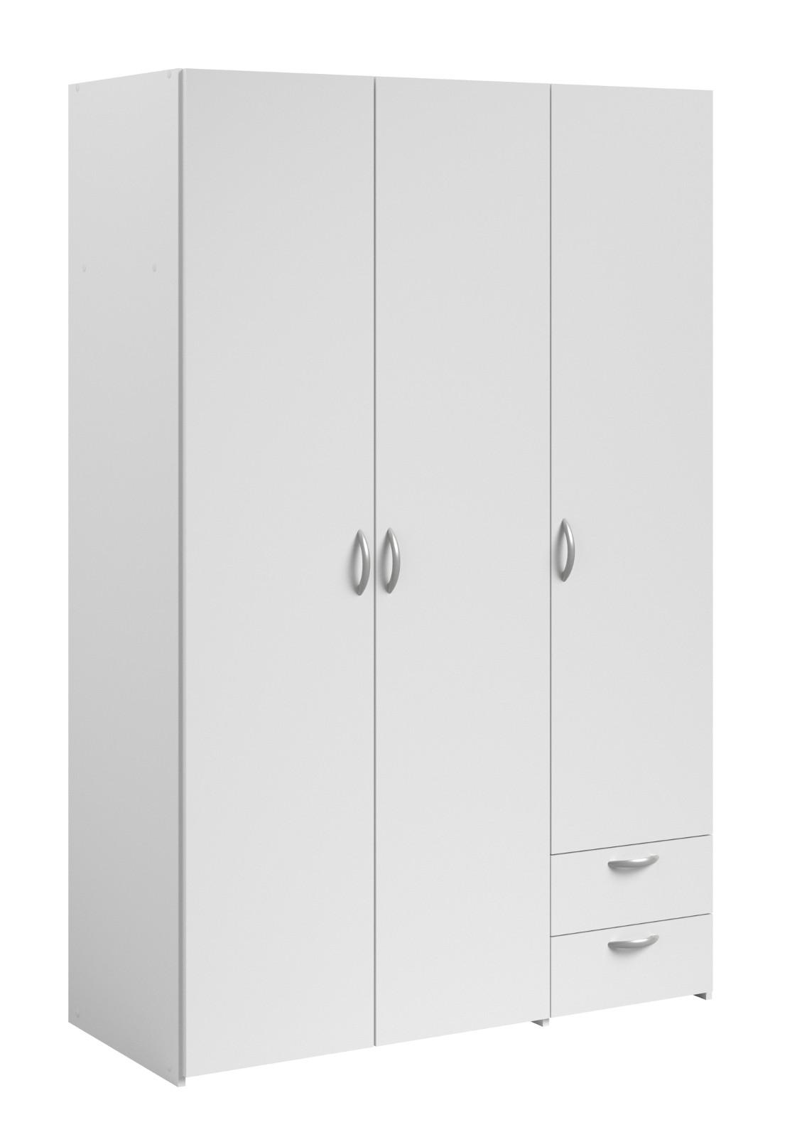 wohnli-moebel-suche-800000775602 Wohnli Möbelsuche - KLEIDERSCHRANK weiß 120 cm 3-türig