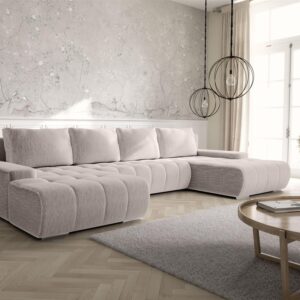 WOHNLANDSCHAFT Vogar In Poso Textil Fun Möbel Möbel > Sofas & Couches > Wohnlandschaften > Wohnlandschaften U-Form Weiß