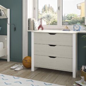 wohnli-moebel-suche-800000782754-1 KOMMODE 3 Schubladen Nairobi - L88 x H80 x P43 cm Holzwerkstoff Calicosy Möbel > Kommoden & Schubladenschränke > Kommoden Grau