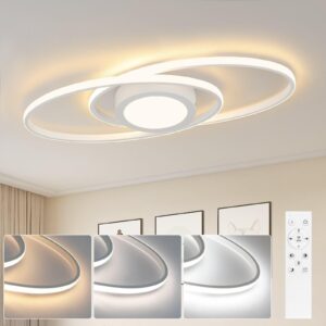 LED-DECKENLEUCHTE Einäugig 57/23/4 cm Deckenlampe Metall Nettlife Lampen & Leuchten > LED-Leuchten > LED-Deckenleuchten Weiß