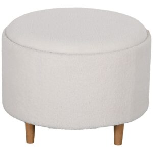 wohnli-moebel-suche-800000786504 Wohnli Möbelsuche - SITZHOCKER Ottomane mit Stauraum Runder Polsterhocker mit Klappdeckel