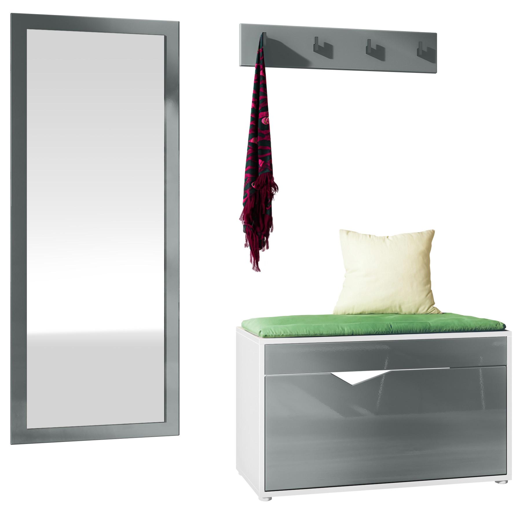 wohnli-moebel-suche-800000787039 Wohnli Möbelsuche - GARDEROBE Hanko Grau Hochglanz
