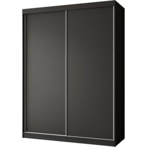 Wohnli Möbelsuche - SCHWEBETÜRENSCHRANK Mario 150/216/61 schwarz