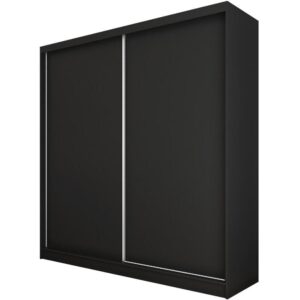 Wohnli Möbelsuche - SCHWEBETÜRENSCHRANK Mario 200/216/61 schwarz