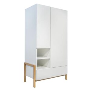wohnli-moebel-suche-800000796111 Wohnli Möbelsuche - SCHRANK 2 Türen Weiß und Holz