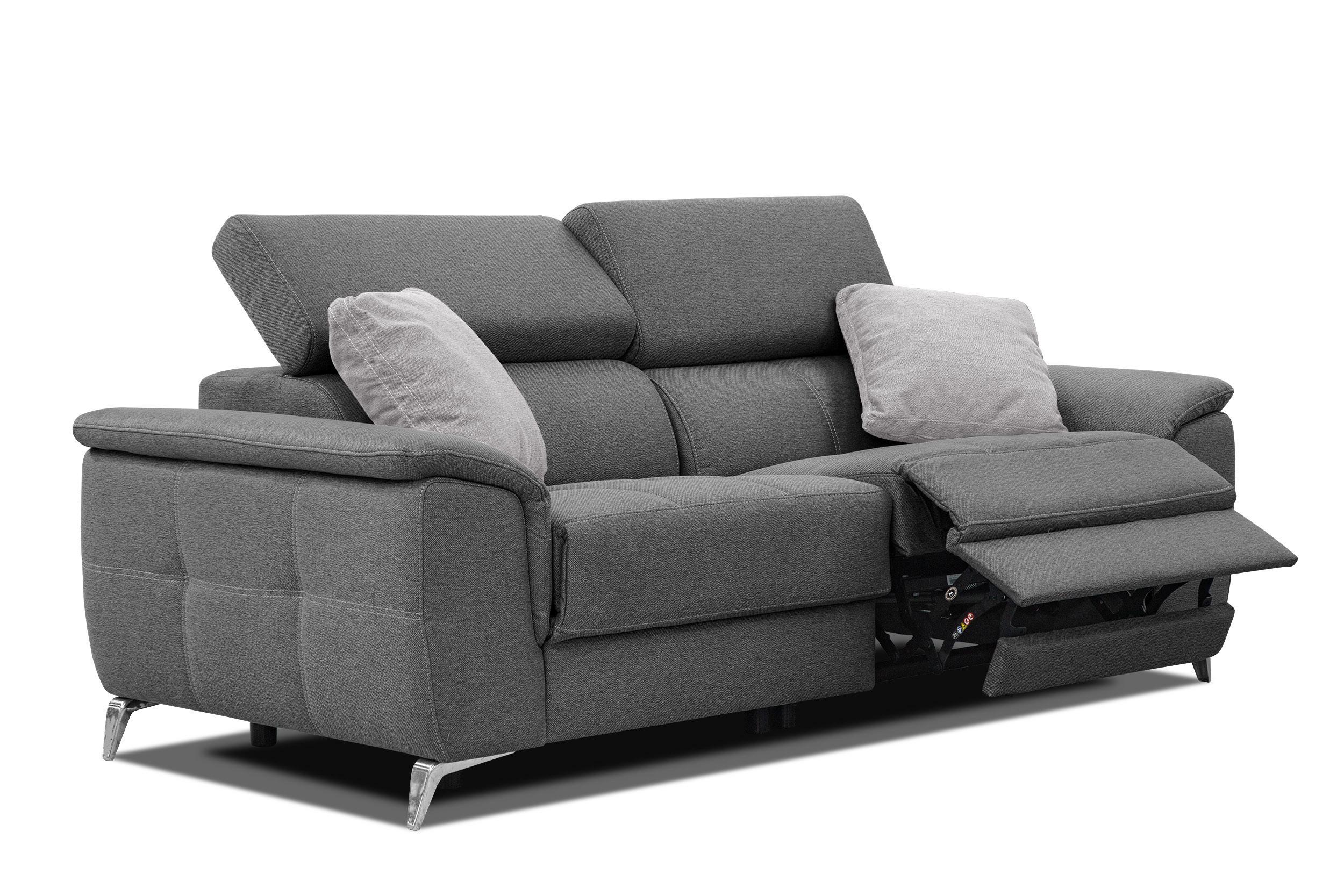 Wohnli Möbelsuche - SOFA PLAUEN 3-Sitzer mit 2 Relaxfunktionen
