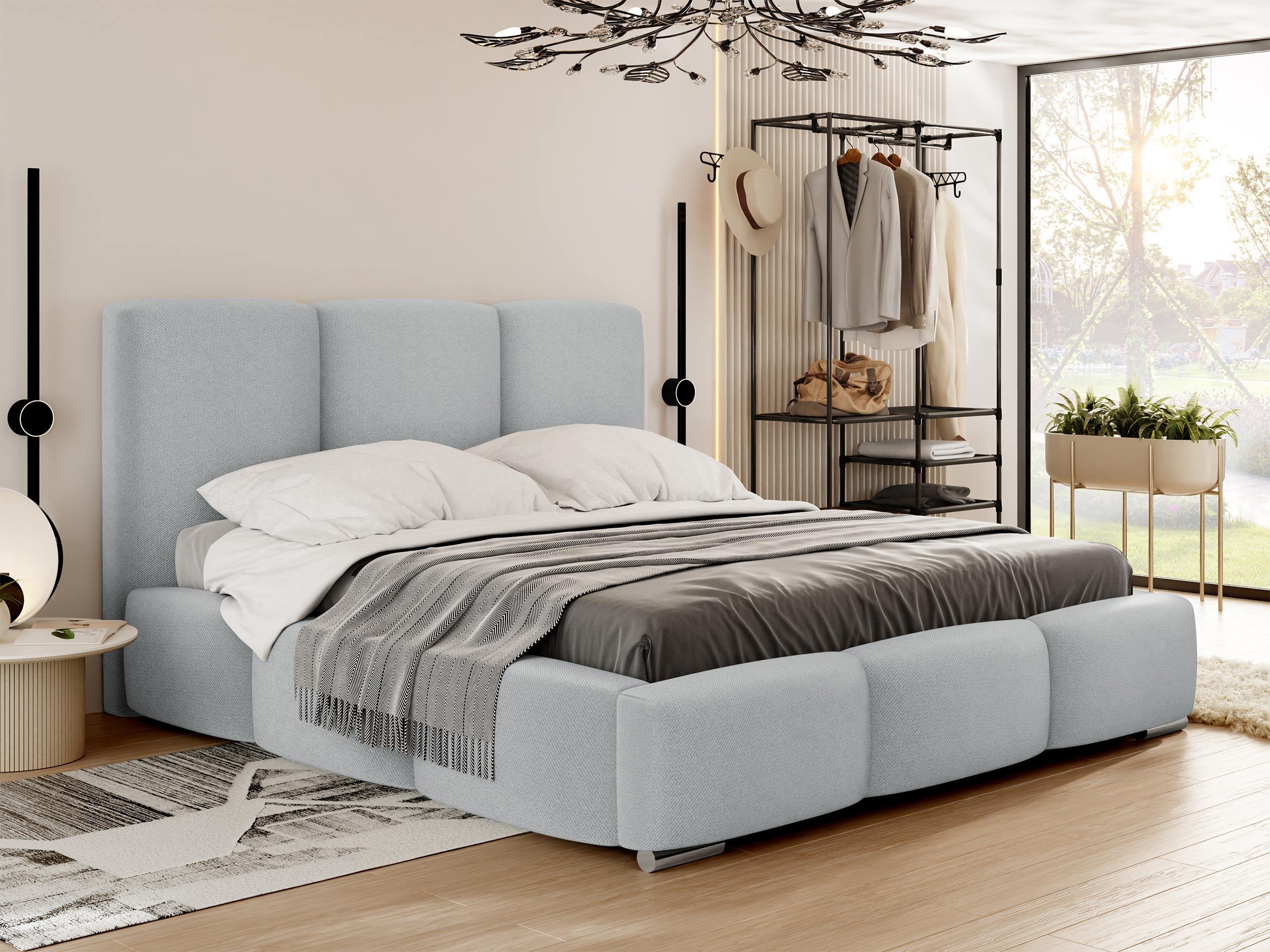 POLSTERBETT Olweria Textil MIRJAN24 Möbel > Betten > Polsterbetten Grau