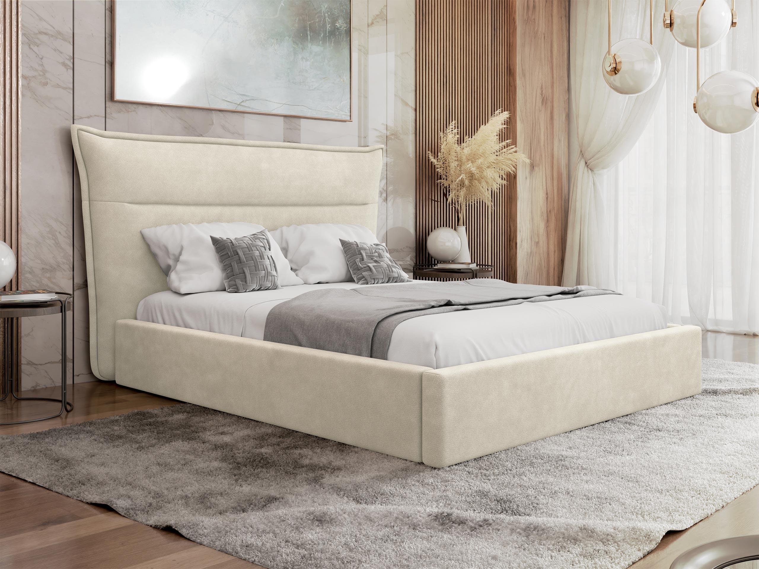 POLSTERBETT Tinkus Textil MIRJAN24 Möbel > Betten > Polsterbetten Beige