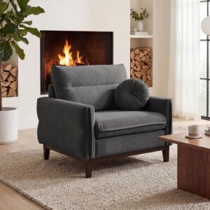 RELAXSESSEL Belweder Velours grau Textil Beautysofa Möbel > Sessel > Polstersessel Grau