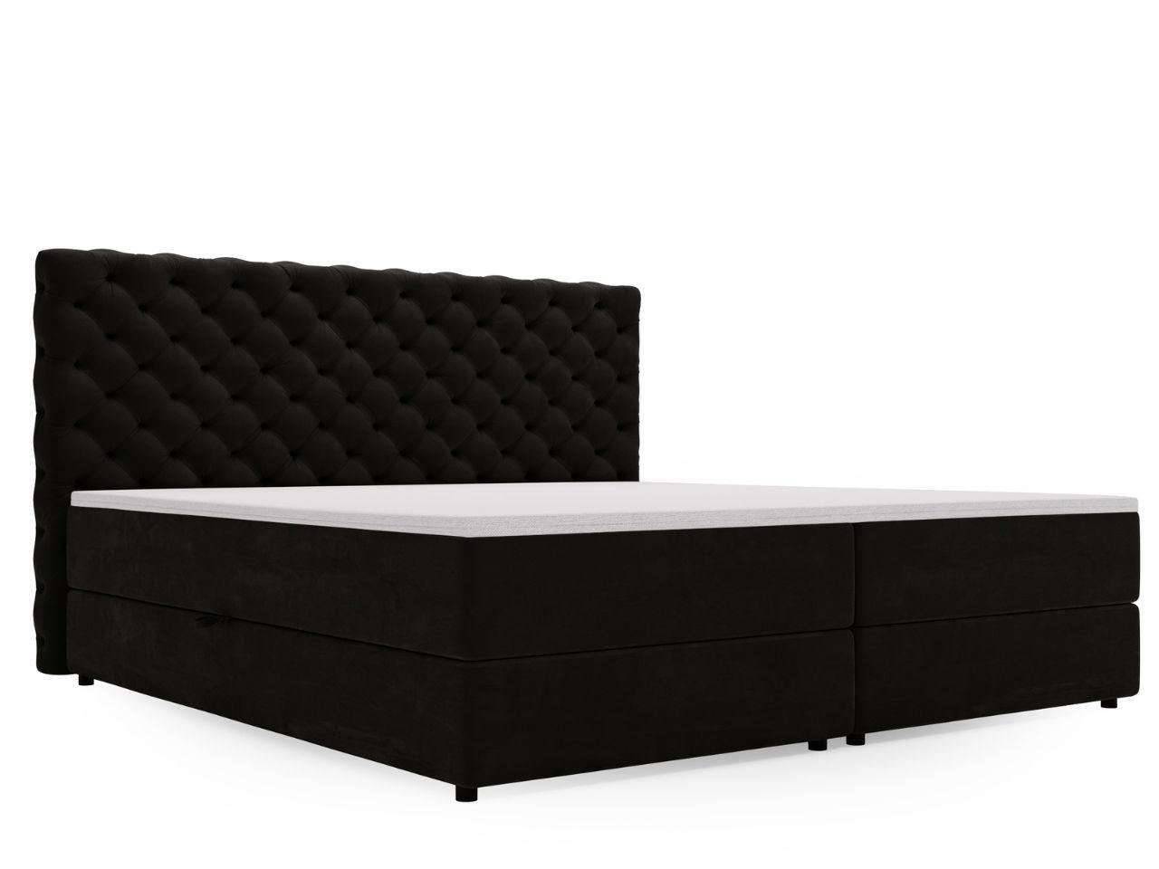 Wohnli Möbelsuche - BOXBETT Bergamo 180x200 Schwarz