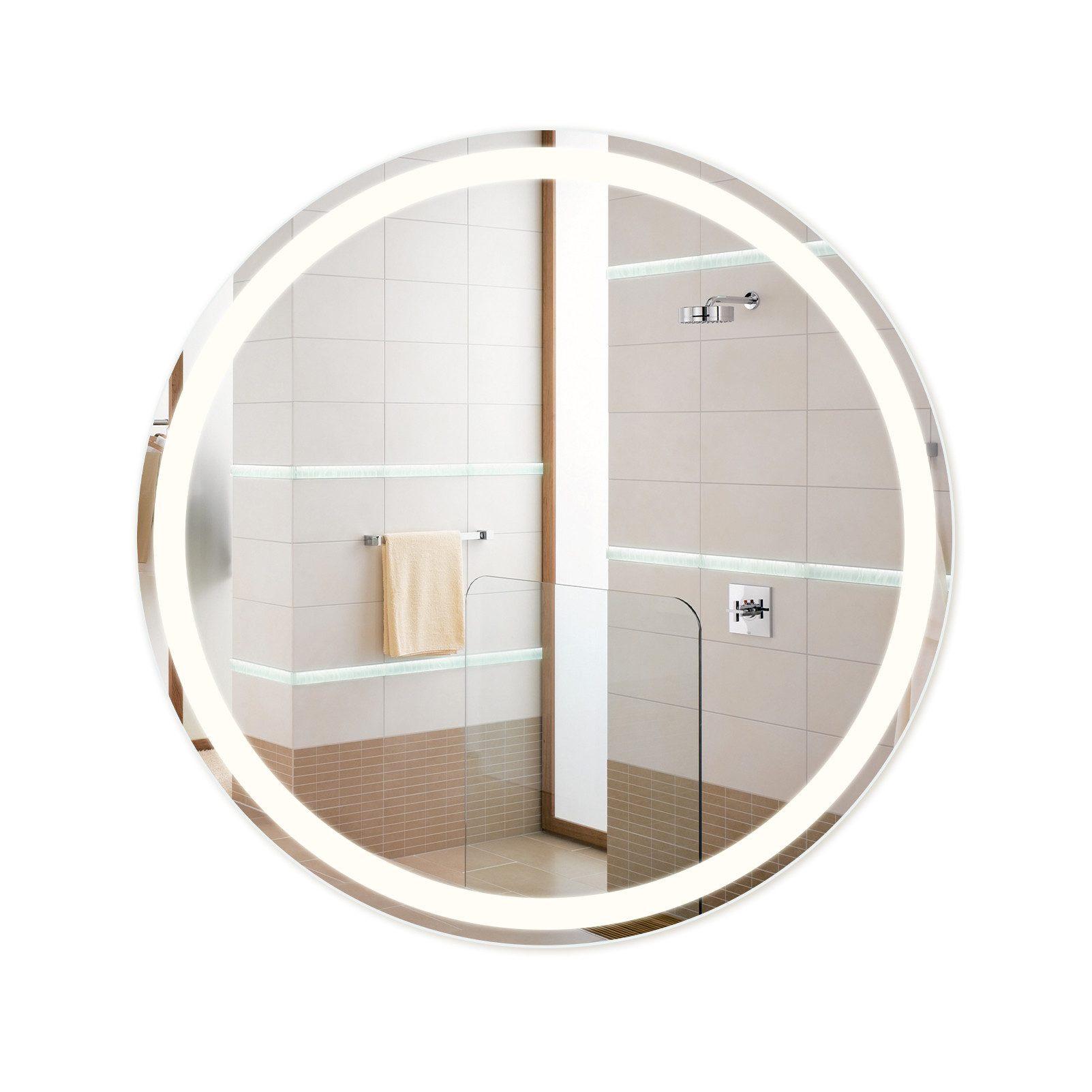 Wohnli Möbelsuche - BADEZIMMERSPIEGEL Mainz mit LED-Leuchte Ø70 cm
