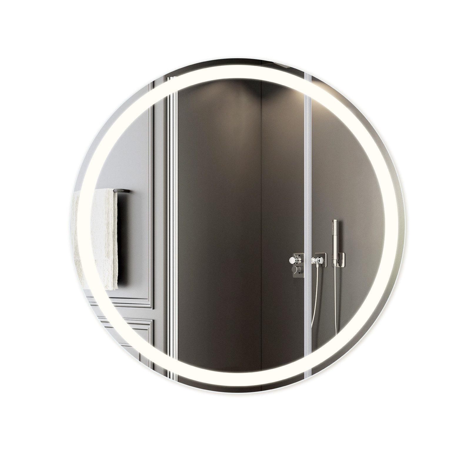 Wohnli Möbelsuche - BADEZIMMERSPIEGEL Mainz mit LED-Leuchte Ø60 cm