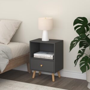 BEISTELLTISCH-SET 2 TLG. Sundsvall Holzwerkstoff, Holz [en.casa] Möbel > Tische > Beistelltische Grau