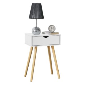BEISTELLTISCH-SET 2 TLG. Östersund Holzwerkstoff, Holz [en.casa] Möbel > Tische > Beistelltische Weiß