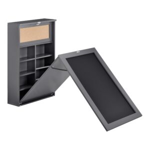 WANDKLAPPTISCH Kläppen Holzwerkstoff [en.casa] Möbel > Tische > Esstische Grau
