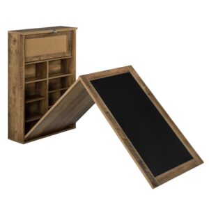 WANDKLAPPTISCH Kläppen Holzwerkstoff [en.casa] Möbel > Tische > Esstische Braun