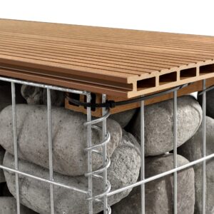 wohnli-moebel-suche-800000803406-1 GABIONENBANK Kunststoff pro.tec Garten & Outdoor > Gartenmöbel > Gartenbänke Braun