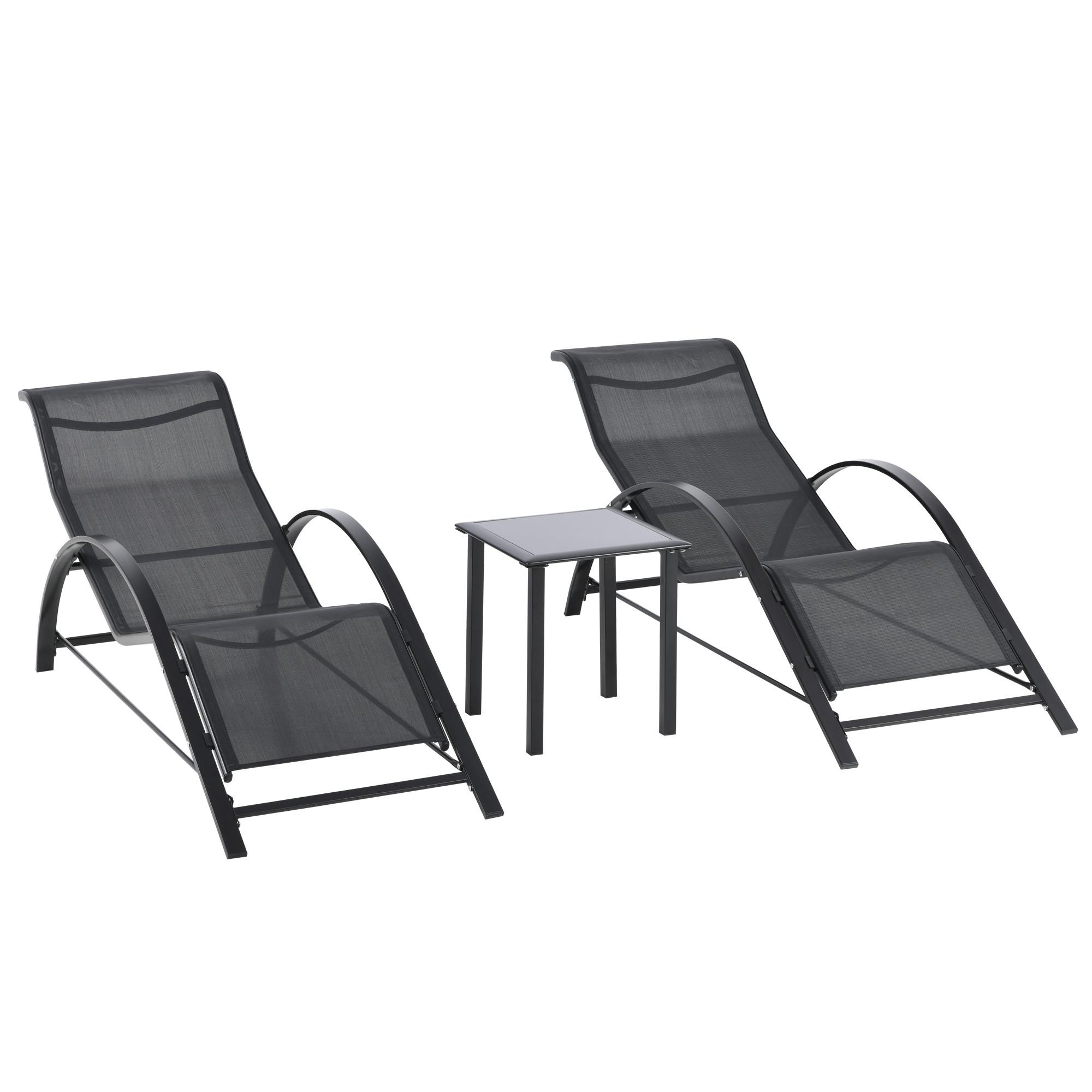 Wohnli Möbelsuche - GARTENLIEGE mit Tisch