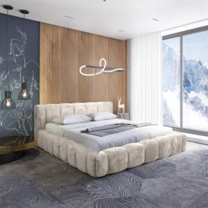 wohnli-moebel-suche-800000808064-1 POLSTERBETT Hailey In Tender Way Textil Fun Möbel Möbel > Betten > Polsterbetten Weiß