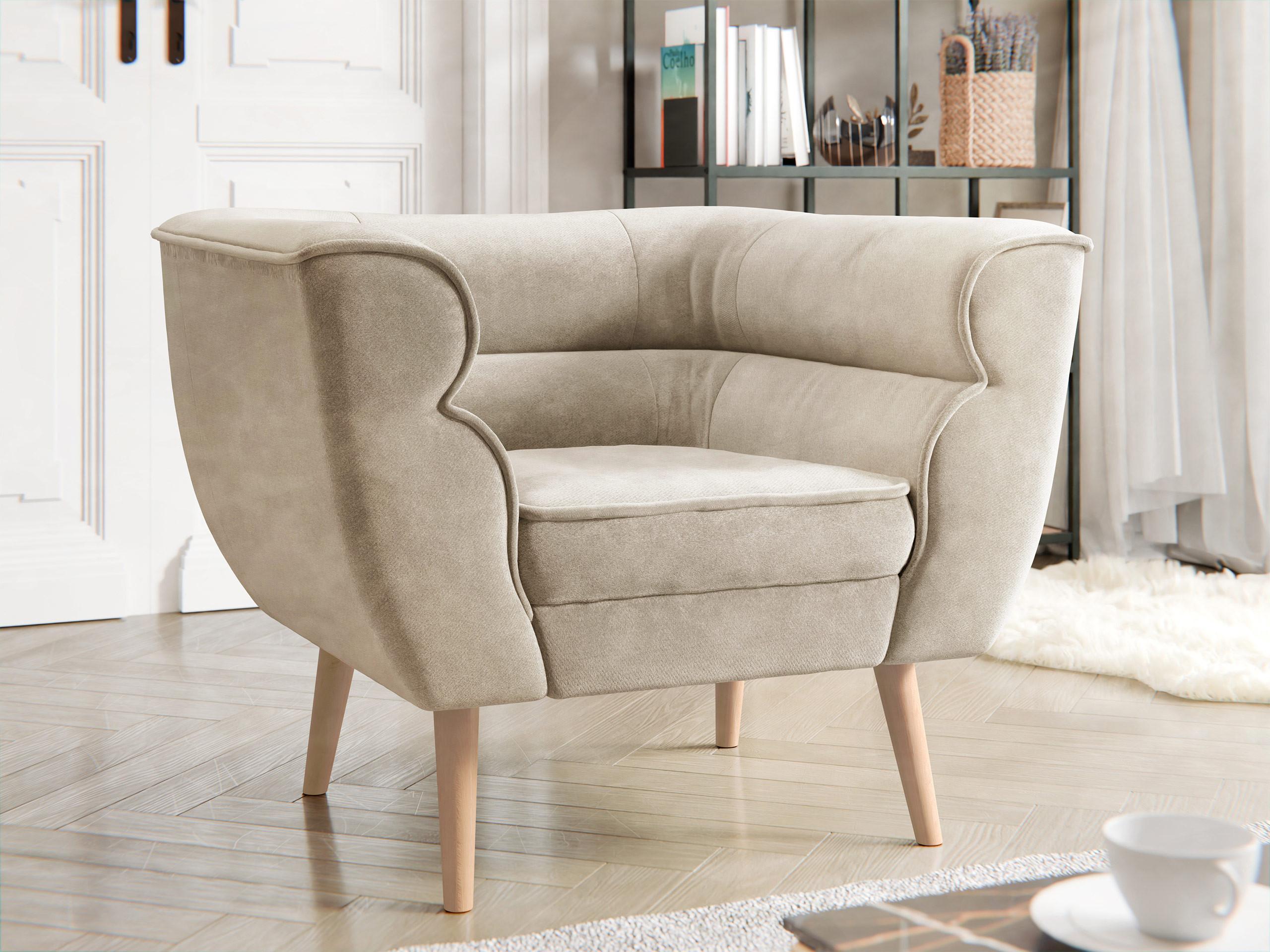 SESSEL Bal 1 Textil MIRJAN24 Möbel > Sessel > Polstersessel Beige