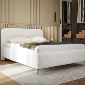 POLSTERBETT Holly Textil MIRJAN24 Möbel > Betten > Polsterbetten Weiß