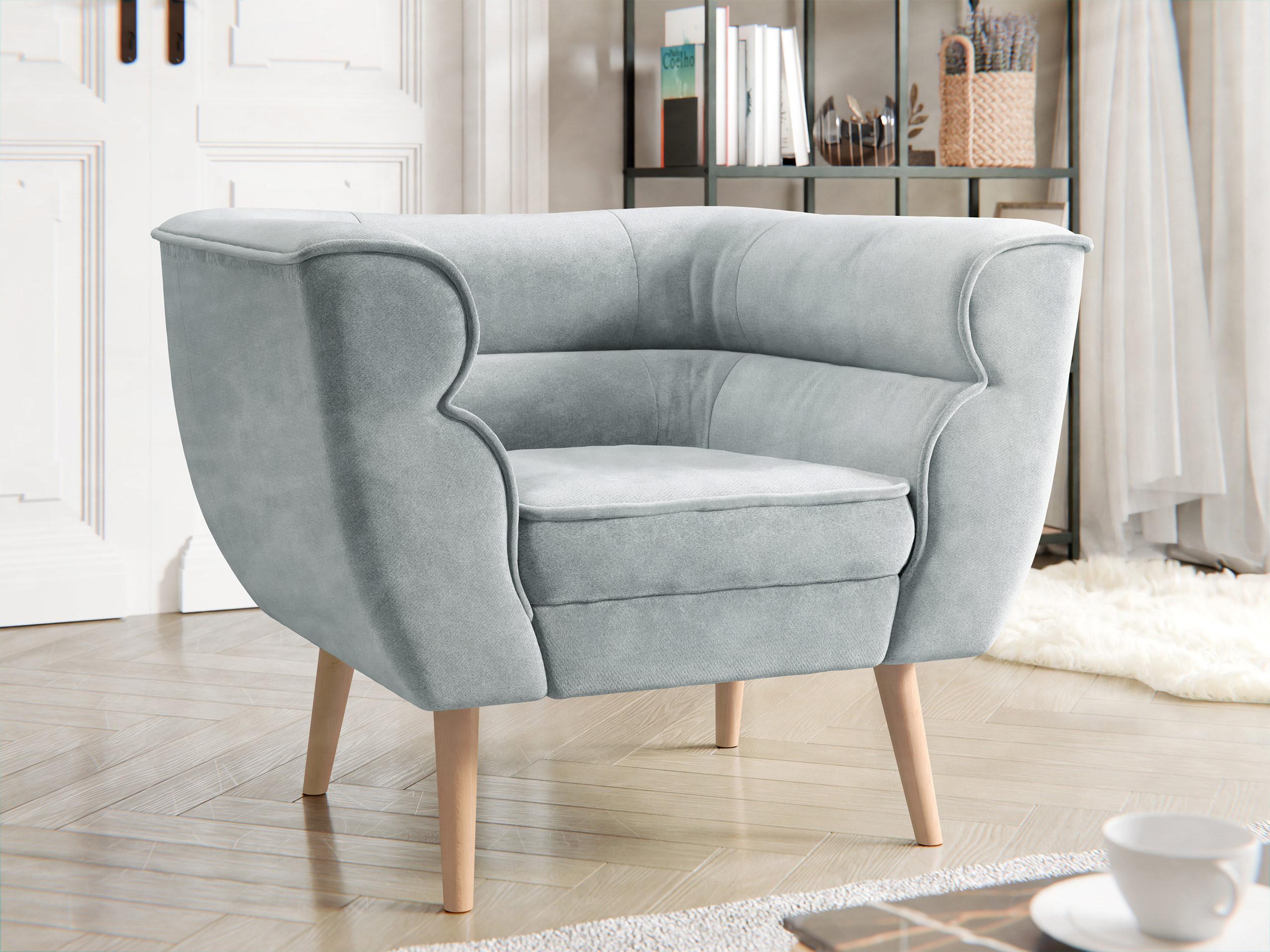 SESSEL Bal 1 Textil MIRJAN24 Möbel > Sessel > Polstersessel Grau