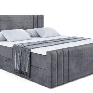 Wohnli Möbelsuche - BOXBETT CELESTIA-Z - 180x200 cm - H3 - Dunkelgrau