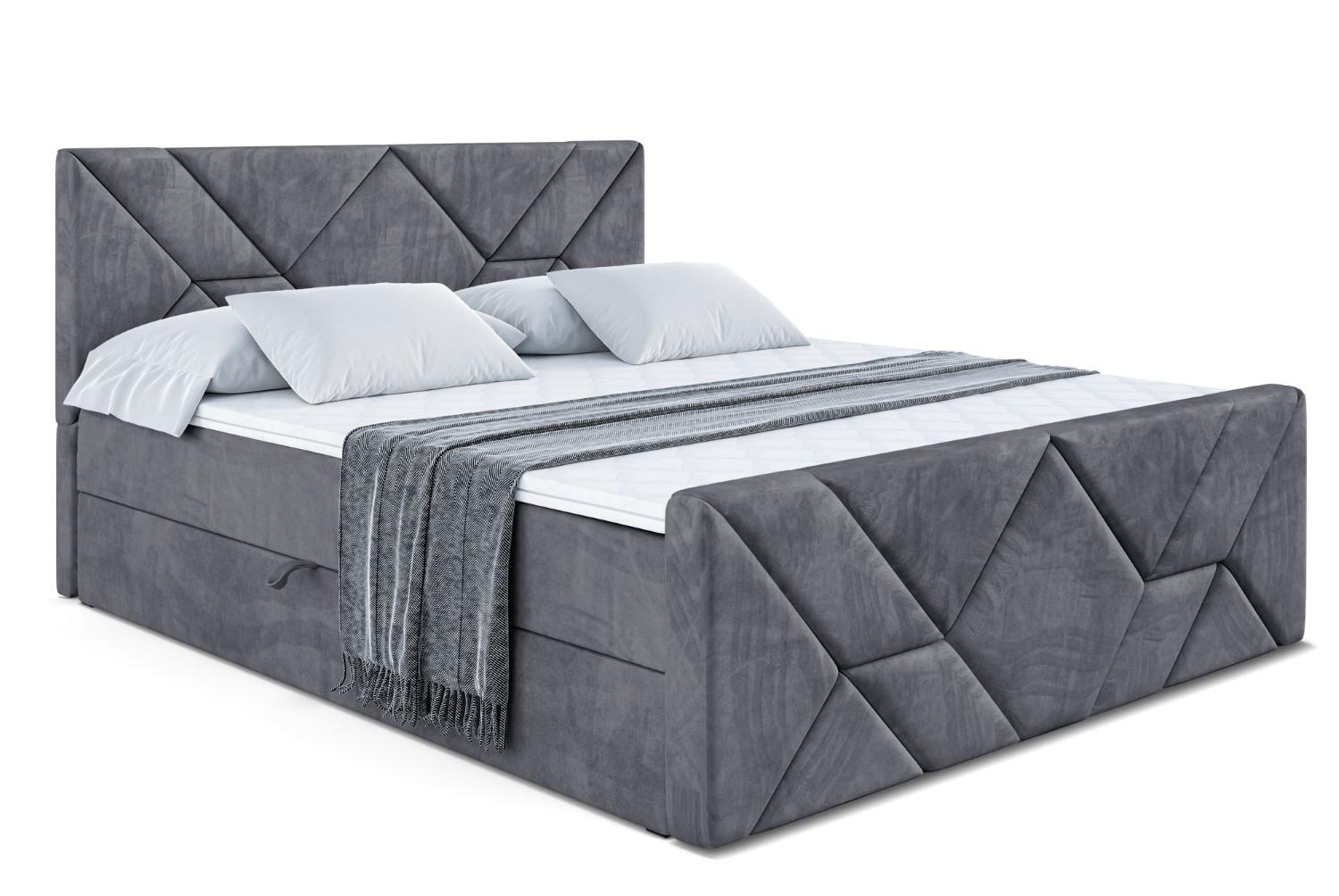 wohnli-moebel-suche-800000814081 Wohnli Möbelsuche - BOXBETT BARWA-Z - 120x200 cm - H3 - Dunkelgrau