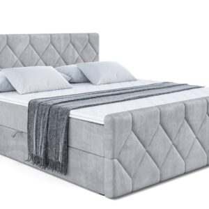 Wohnli Möbelsuche - BOXBETT CATOR-Z - 180x200 cm - H3 - Hellgrau