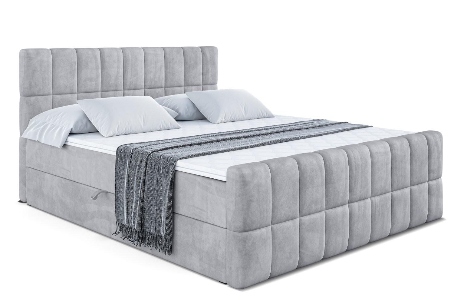 wohnli-moebel-suche-800000814242 Wohnli Möbelsuche - BOXBETT MIAMI-Z - 160x200 cm - H3 - Hellgrau