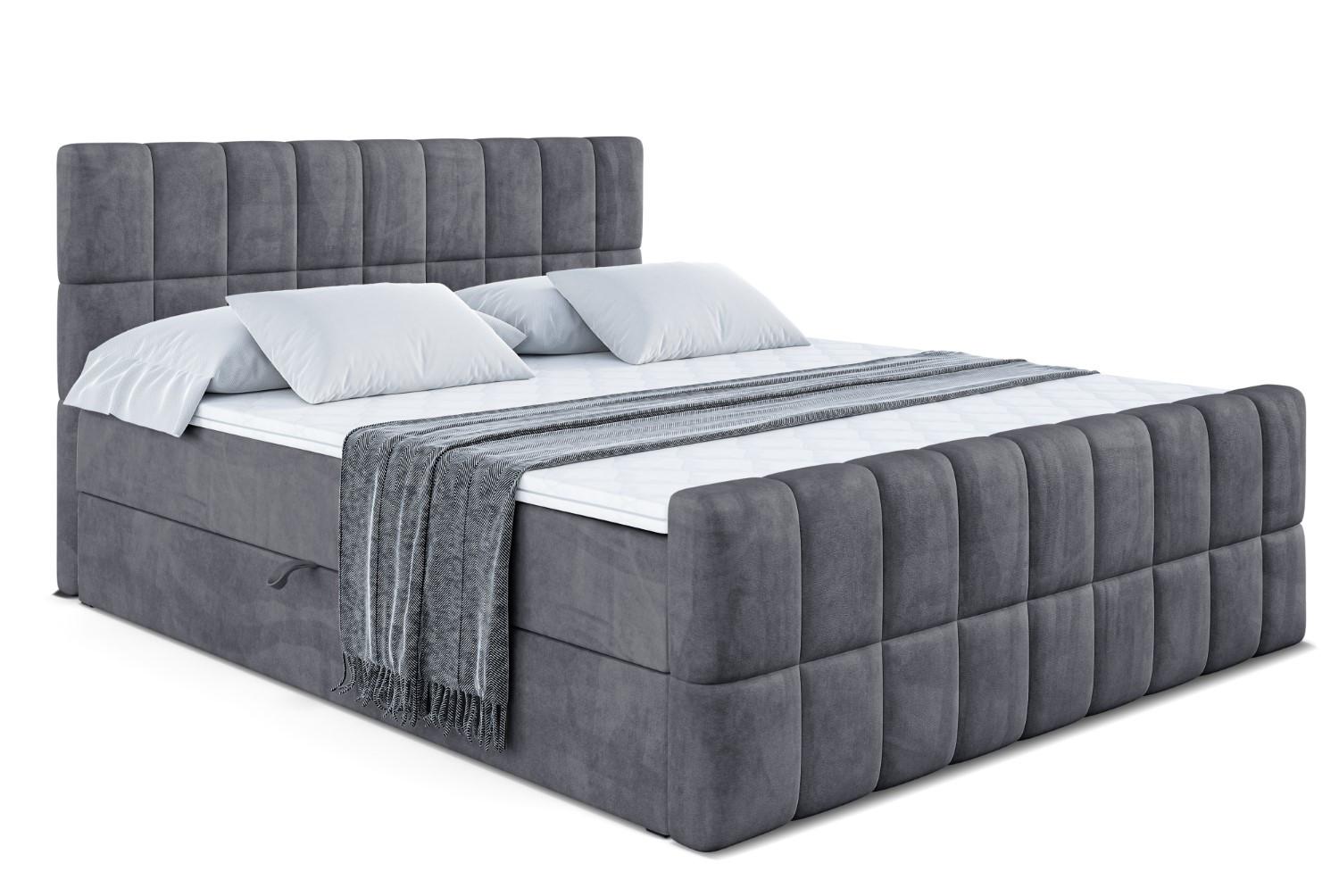 wohnli-moebel-suche-800000814290 Wohnli Möbelsuche - BOXBETT MIAMI-Z - 160x200 cm - H4 - Dunkelgrau