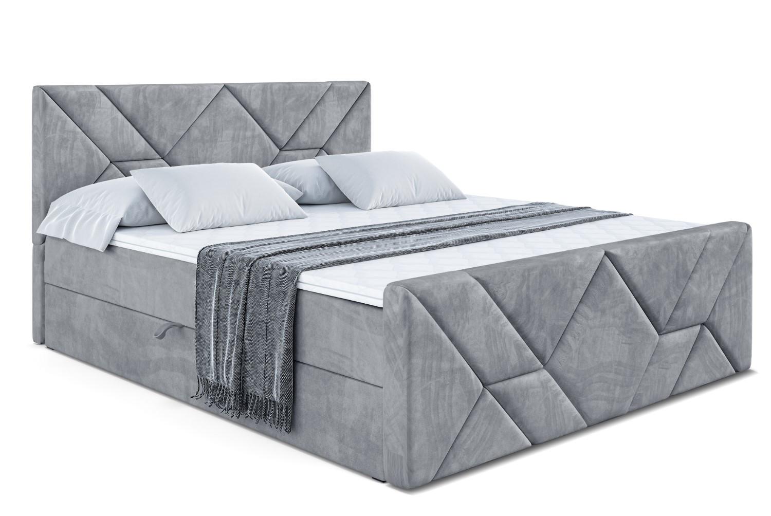 Wohnli Möbelsuche - BOXBETT BARWA-Z - 180x200 cm - H4 - Grau