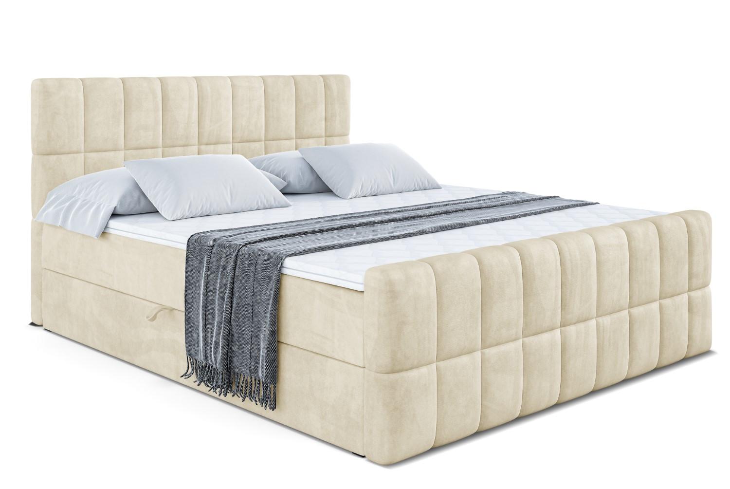 Wohnli Möbelsuche - BOXBETT MIAMI-Z - 120x200 cm - H3 - Beige