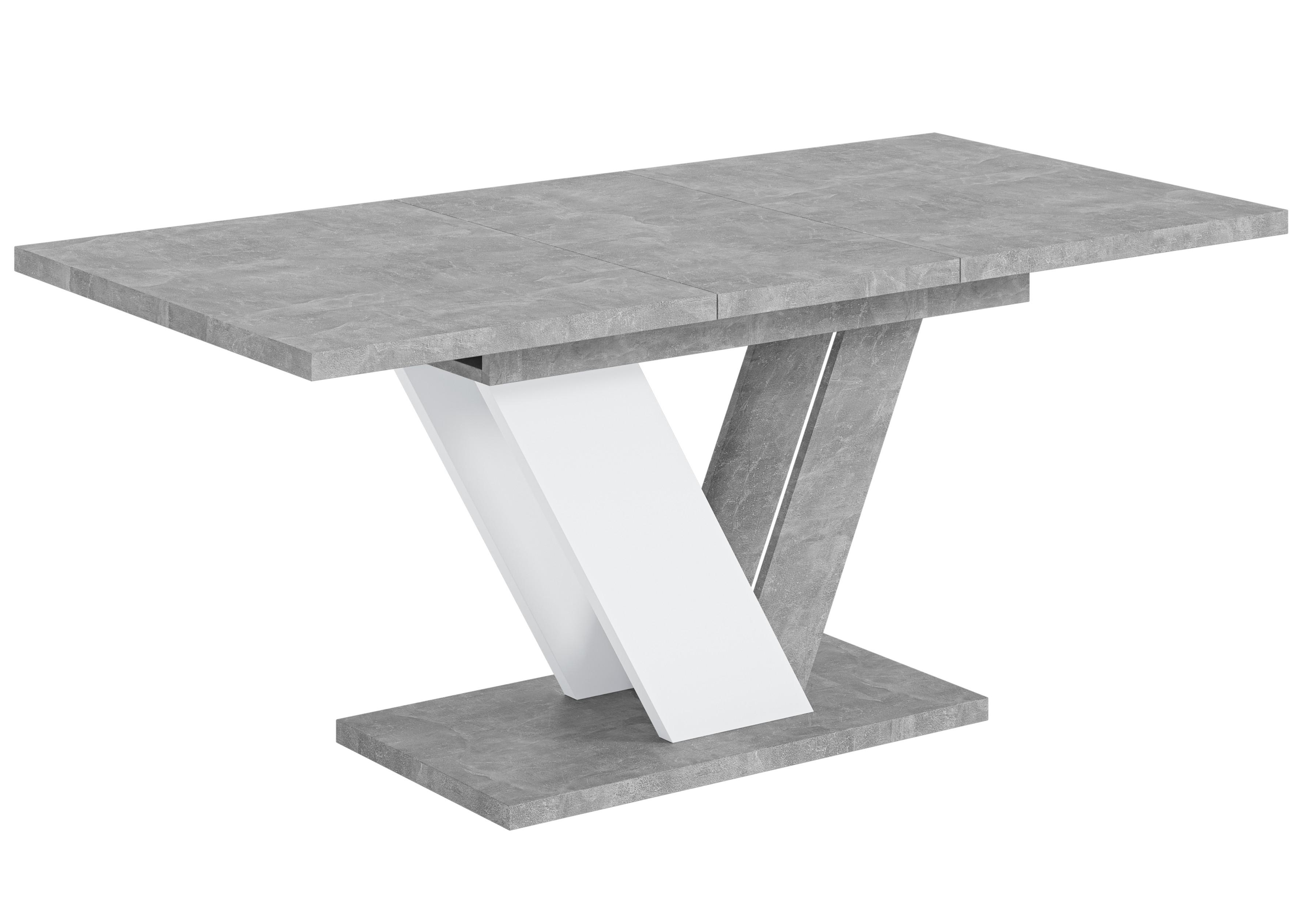 wohnli-moebel-suche-800000814411 Wohnli Möbelsuche - ESSTISCH ausziehbar 120 -160x80x75 cm - Stone / White - CLASI