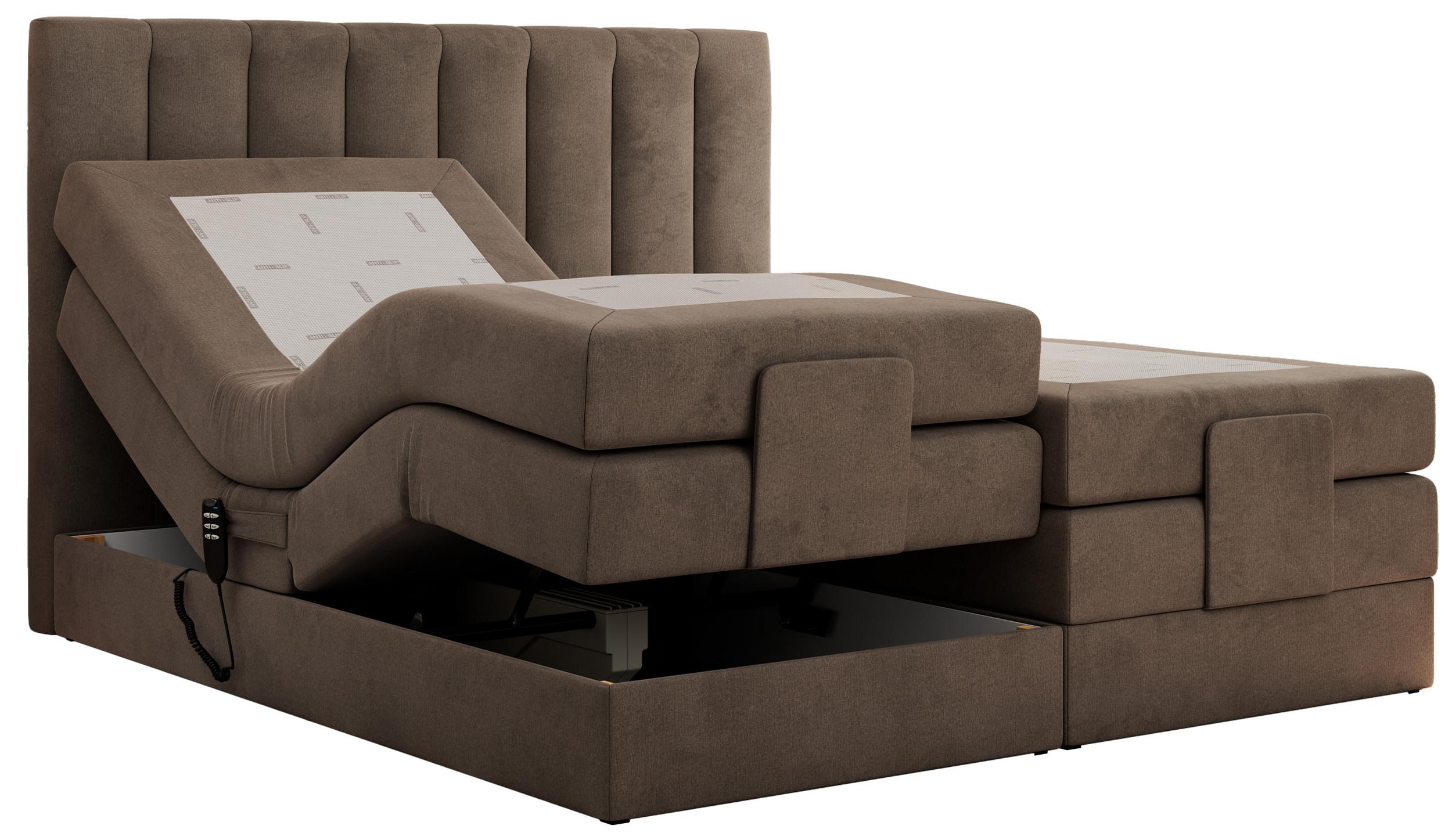 wohnli-moebel-suche-800000820699 Wohnli Möbelsuche - BOXBETT COMFORTO 160/200 - Braun Velvet - H4