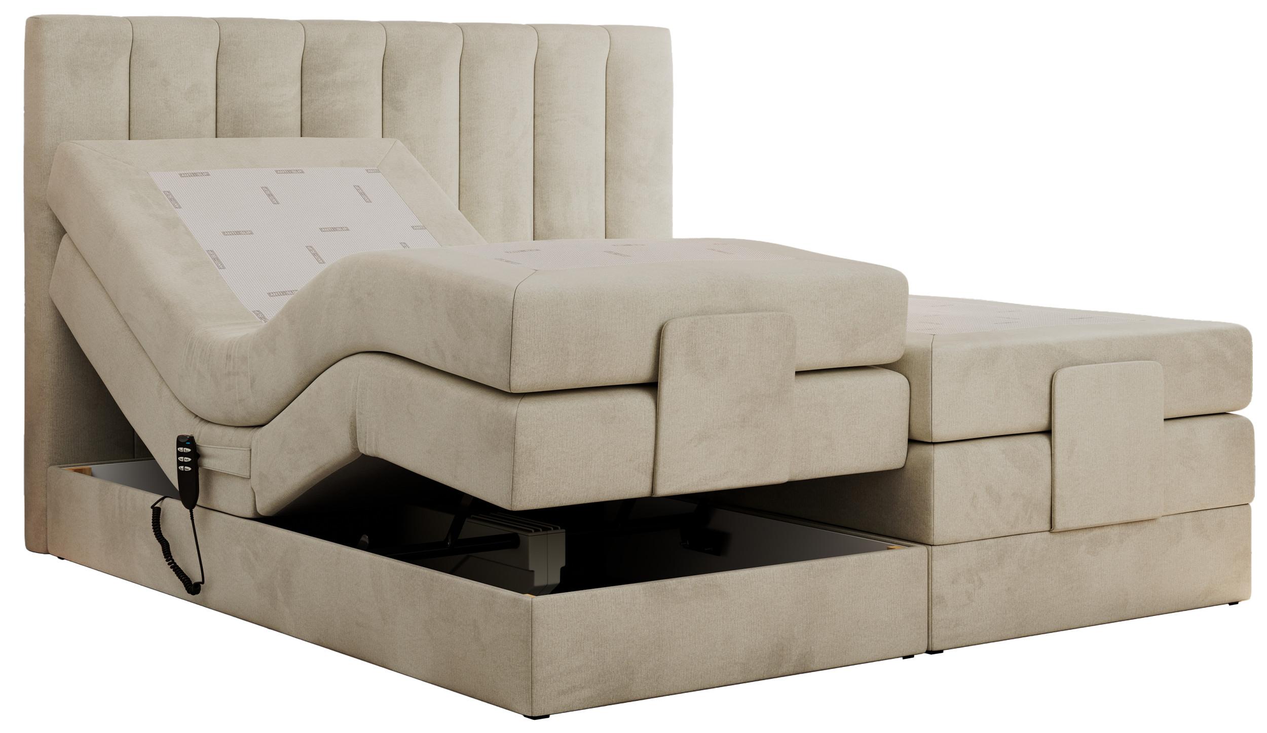wohnli-moebel-suche-800000820828 Wohnli Möbelsuche - BOXBETT COMFORTO 160/200 - Beige Velvet - H4