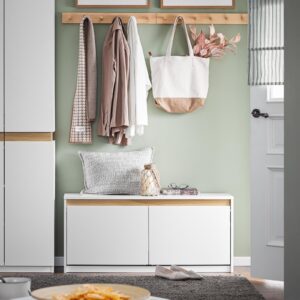 wohnli-moebel-suche-800000821418-1 SCHUHBANK Weiß Holzwerkstoff SoBuy Garderoben > Garderobenbänke Weiß